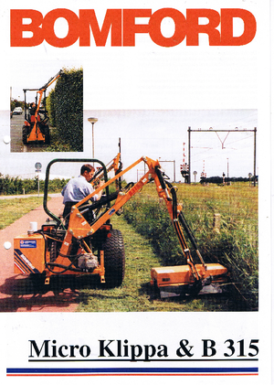 Echipamente de cosit în pantă Bomford B 315