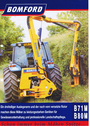 Echipamente de cosit în pantă Bomford B 71M