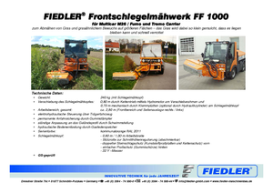 Echipamente de cosit în pantă Fiedler FF 1000