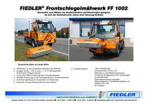 Echipamente de cosit în pantă Fiedler FF 1002