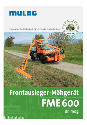 Echipamente de cosit în pantă Mulag FME 600