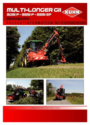 Echipamente de cosit în pantă Kuhn Multi-Longer GII HE 5051 P