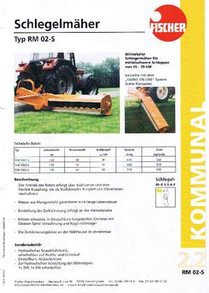 Echipamente de cosit în pantă Fischer RM 1502-S