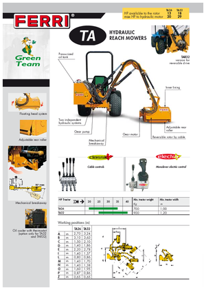 Echipamente de cosit în pantă Ferri TA 26