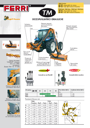 Echipamente de cosit în pantă Ferri TM 46 Dual