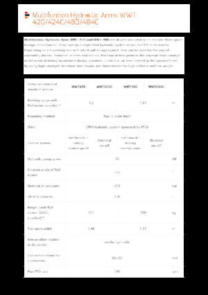 Echipamente de cosit în pantă Pronar WWT 424C