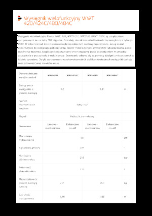 Echipamente de cosit în pantă Pronar WWT 424C