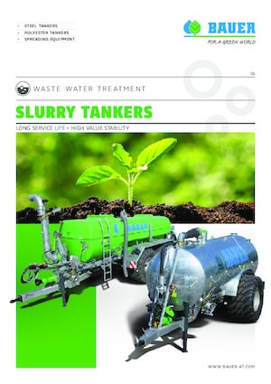 Decantoare de nămol Bauer Irrigation Pump tanker poly 241+ tridem axle