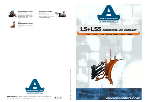 Pluguri de zăpadă light-duty/ușoare Assaloni LS 26