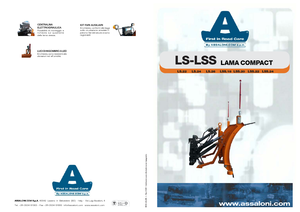 Pluguri de zăpadă light-duty/ușoare Assaloni LS 26