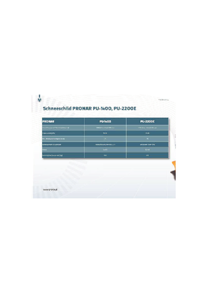 Pluguri de zăpadă cu două lame mobile/articulate Pronar PU 1400