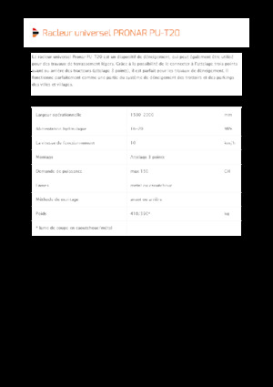 Pluguri de zăpadă cu două lame mobile/articulate Pronar PU-T20