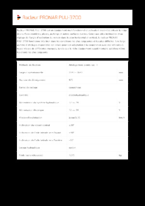Pluguri de zăpadă cu două lame mobile/articulate Pronar PUU 3700