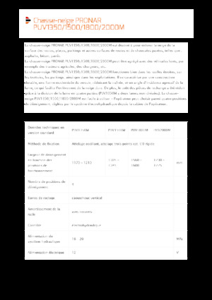 Pluguri de zăpadă cu două lame mobile/articulate Pronar PUV 1500M