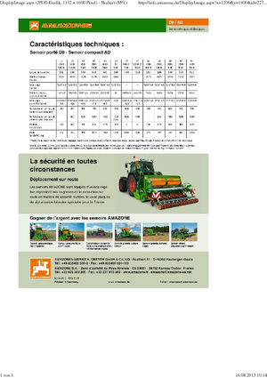 Mașini de însămânțat Amazone AD 3000 Super RoTec