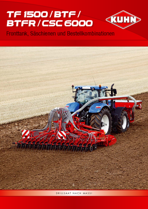 Mașini de însămânțat Kuhn BTF 452 36 SD QS