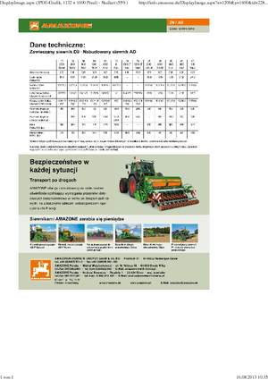 Mașini de însămânțat Amazone D9 12000 Super