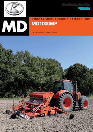 Mașini de însămânțat Kubota MD1400MP FGS
