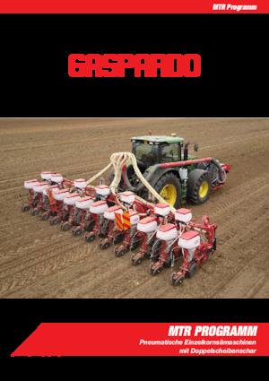 Mașini de însămânțat Gaspardo Mirka 8R