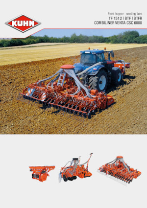 Mașini de însămânțat Kuhn Venta TF 1512 IsoBus Vario 