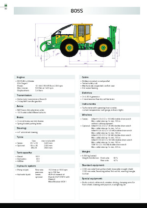 Tractoare speciale pentru derapaj HSM 805S