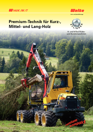 Tractoare speciale pentru derapaj Welte W 140 T
