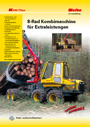 Tractoare speciale pentru derapaj Welte W 240