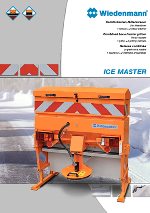 Atașamente pentru dispozitivele de împrăștiere Wiedenmann Ice Master DUO 200