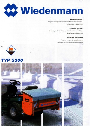 Atașamente pentru dispozitivele de împrăștiere Wiedenmann 5300