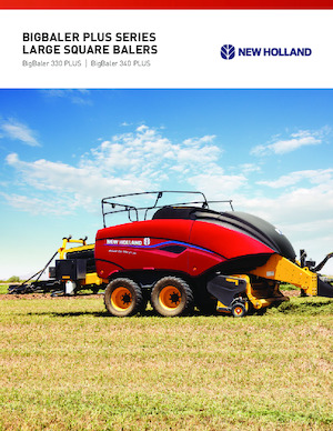 Prese de balotat pătrate + Prese de boltat de densitate mare New Holland BigBaler 330 PLUS CropCutter® Packer Cutter