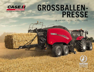 Prese de balotat pătrate + Prese de boltat de densitate mare Case IH LB 434 XL