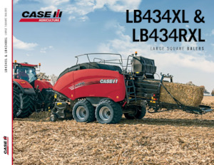 Prese de balotat pătrate + Prese de boltat de densitate mare Case IH LB 434 RC XL