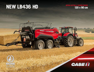 Prese de balotat pătrate + Prese de boltat de densitate mare Case IH LB 436 HD PC
