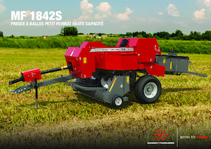 Prese de balotat pătrate + Prese de boltat de densitate mare Massey Ferguson SB 1842S