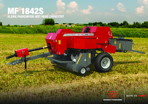 Prese de balotat pătrate + Prese de boltat de densitate mare Massey Ferguson SB 1842S