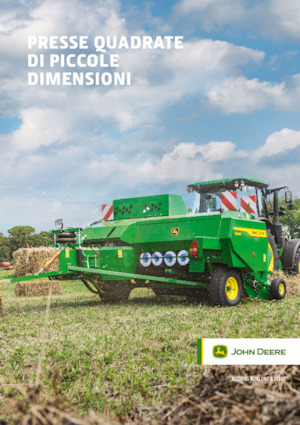 Prese de balotat pătrate + Prese de boltat de densitate mare John Deere S200