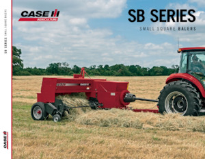 Prese de balotat pătrate + Prese de boltat de densitate mare Case IH SB 531