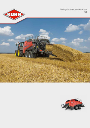 Prese de balotat pătrate + Prese de boltat de densitate mare Kuhn SB 1290