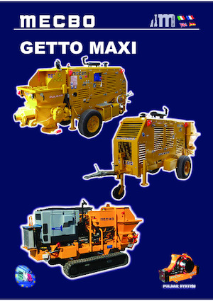 Pompe de beton staționare Mecbo Getto Maxi