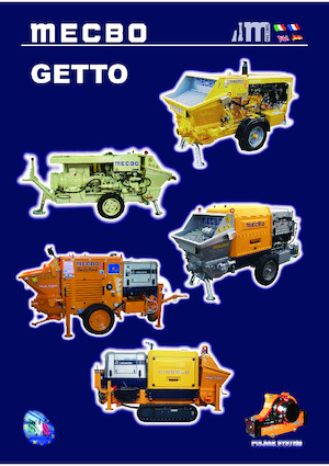 Pompe de beton staționare Mecbo Getto P2.800 H