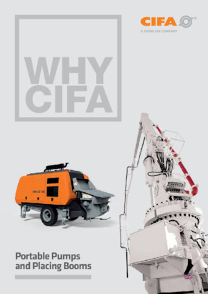 Pompe de beton staționare CIFA PC 709