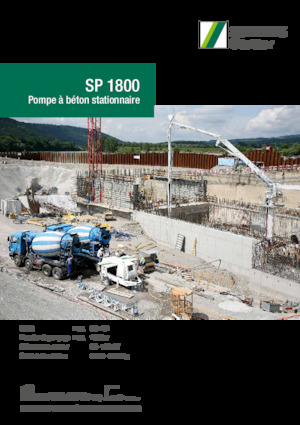 Pompe de beton staționare SCHWING-Stetter SP 1800 E