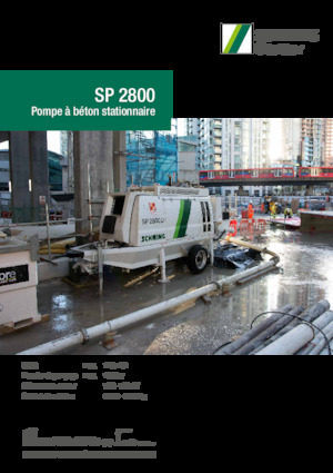 Pompe de beton staționare SCHWING-Stetter SP 2800 D
