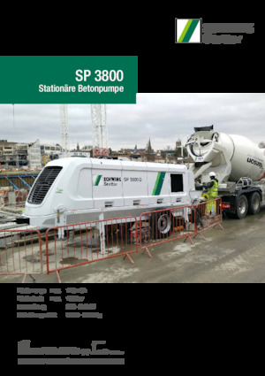Pompe de beton staționare SCHWING-Stetter SP 3800 E