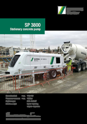 Pompe de beton staționare SCHWING-Stetter SP 3800 E