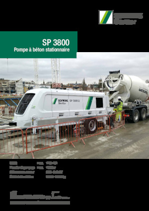 Pompe de beton staționare SCHWING-Stetter SP 3800 E