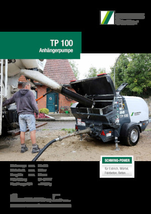 Pompe de beton staționare SCHWING-Stetter TP 100 D