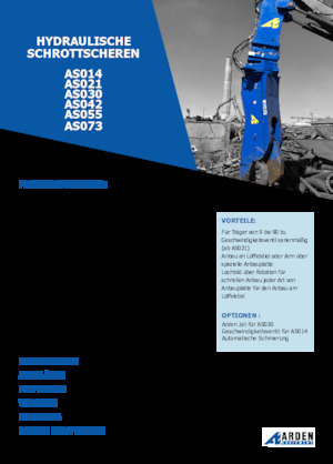 Clești/dispozitive/echipamente de tăiat metale/fier vechi Arden AS042