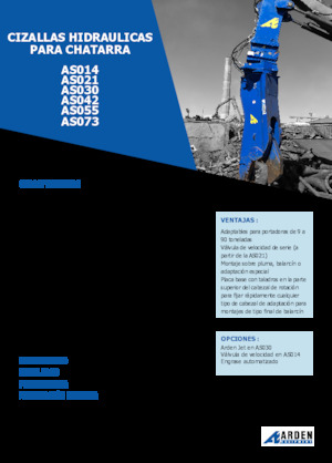 Clești/dispozitive/echipamente de tăiat metale/fier vechi Arden AS042