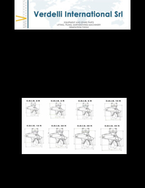 Clești/dispozitive/echipamente de tăiat metale/fier vechi Verdelli C.D.I.V. 15
